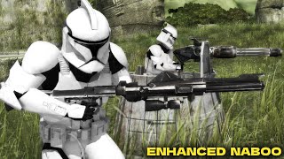 Star Wars: Battlefront (2004) Enhanced Gameplay Mod - Clone Troopers vs Battle Droids | Naboo Plains