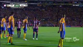 Gol de pulido-GOL DE LAS CHIVAS ( CHIVAS 1 VS TIGRES 0) FINAL "IDA" DE LA LIGA MX 2017