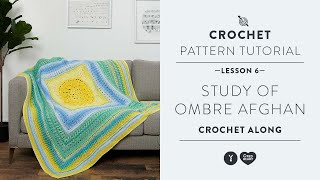 Study of Ombre Afghan Crochet Along | Week 6