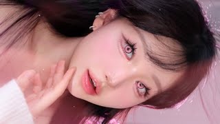 애니속✨핑크여신💗메이크업! 무맨 타이업커버틴트 쇼츠 메컵임!!! monolid pink makeupㅣ톡신TOXIN