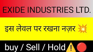 exide industries share latest news,exide industries share target,exide industries share news,exide