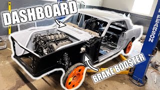 Installing The BRAKE SYSTEM AND DASH BOARD ON MY 1965 FORD MUSTANG GT