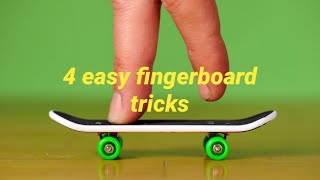 4 easiest fingerboard tricks