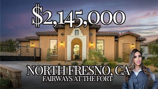 2.2 Million Dollar Contemporary North Fresno California Home Tour, Fairways at the Fort Community