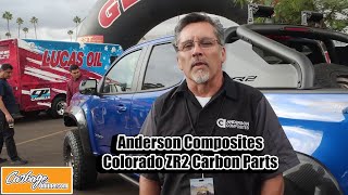 Anderson Composites Chevrolet Colorado ZR2 Carbon Fenders and Hood Off-Road Expo 2019