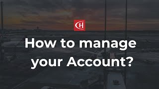 ch-aviation: How to manage your ch-aviation Account?