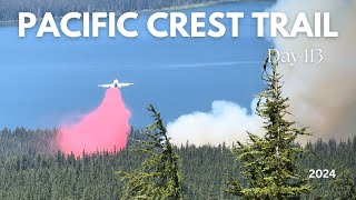 Pacific Crest Trail 2024 Day 113: Trail Fire!! 🔥