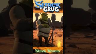 Shrek fights Grug from The Croods