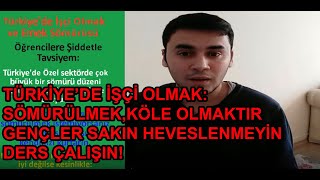 Türkiye'de İşçi Olmak Bir Ölümdür.