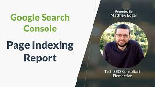 Google Search Console - Page Indexing