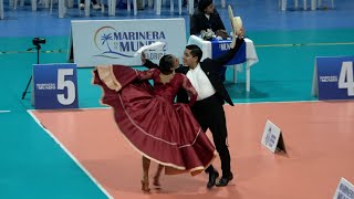 Gabriel Peña y Melissa Aguirre. Categoría Juvenil. Marinera en el Mundo Miraflores 2024