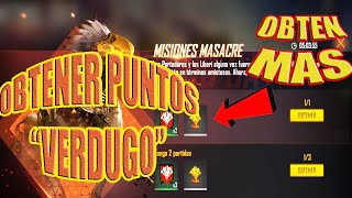 COMO OBTENER PUNTOS VERDUGO // EVENTO REVOLUCIÓN 2.0 // FREE FIRE 😎✌️