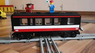 Lego 12v Train: Lego 7745 in a different design. part 6/6: car without doors.