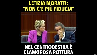 Letizia Moratti attacca Giorgia Meloni e nel centrodestra è clamorosa rottura