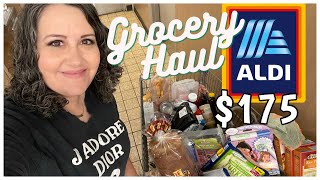 Bi-Weekly Grocery Haul | Aldi | The Disney Housewife | Family on a Budget #Aldi #groceryhaul