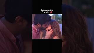 Anushka sen first kiss #kissshorts #shorts