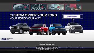 Everything to Custom Order Your New Red McCombs Ford. It's All Here at SAFord.com