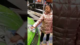 I cant believe she said this🤣 #carshow #startemyoung #shorts #toocute #g35