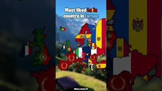 Most liked Latin country in Europe