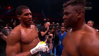 Francis Ngannou Cameroon vs Anthony Joshua England - KNOCKOUT BOXING fight - insane boxing knockouts