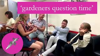 Behind the Scenes Recording BBC Radio 4’s ‘Gardeners’ Question Time’, featuring Bunny’s Rose Meadow.