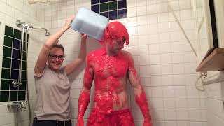 Carl Gunged For Charity