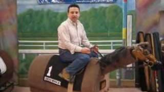 Jockey Lesson with Frankie Lovato "Balance & Position" For Race Riding