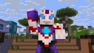 Ultraman VS Belial and Dragon | Minecraft Animation