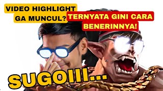 Cara Mengatasi Video Highlight Mobile Legends Tidak Muncul Di Galeri HP