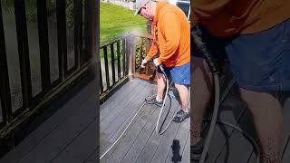 Oddly satisfying pressure washing #satisfyingpressurewashing #pressureclean