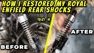 How I Restored My Royal Enfield Rear Shock Absorbers at Home