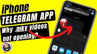 How to fix mkv videos are not opening in telegram on iPhone