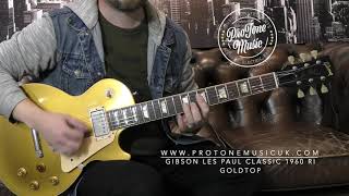 Gibson Les Paul Classic 1960 RI Goldtop Demo