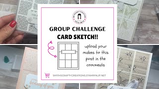 Smithy's Creative Inspiration Challenge for July - Card Sketch Challenge Ideas