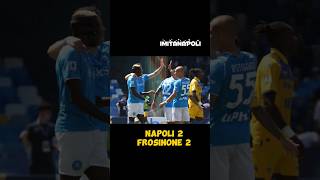 Napoli Frosinone 2-2 Cheddira gela il Maradona!!!!