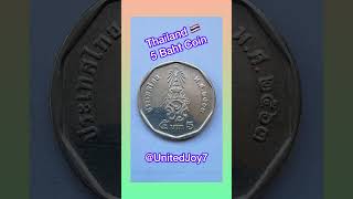 Thailand 5 Baht Coin | Thailand Currency 🇹🇭 || UnitedJoy