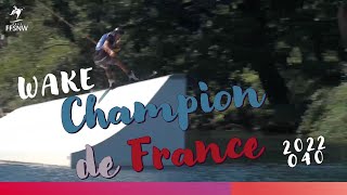 Runs de Finale +40 aux championnats de France Wakeboard cable 2022 / Le Kable Paris