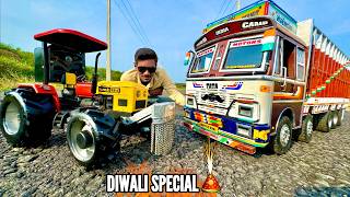 RC TATA 4825 Vs RC HMT 5911 Vs Diwali Stash - Chatpat toy TV