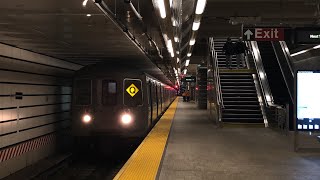 MTA Subway: 96 St Bound Westinghouse-Amrail R68A (Q) Terminating @ 96 St