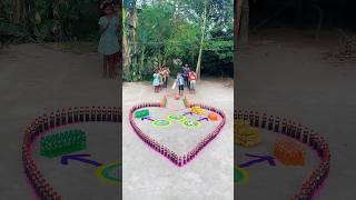 Fun Backyard Cricket Challenge with Creative Setup #reelsfeed #funoutdoorgames #shortsfeed #trending