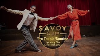 Savoy Cup 2023 - Pro Couple Routine - Hyunjung Choi & Florent Llamas