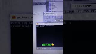 lowercase to uppercase #codingtime #programming #codinglove #assemblylanguage #codinglover