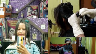 Hair straight twthok ure mayam🤗||Nisha's vlog