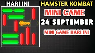 CARA MEMBUKA KUNCI MINI GAME HAMSTER KOMBAT HARI INI 24 SEPTEMBER 2024