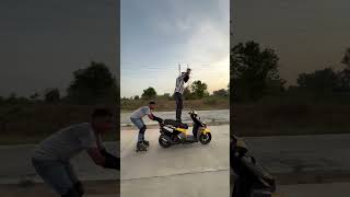 Stunt for tvs ntorq 🛵😱 #ntorqrider #viral #shorts #trendingshorts