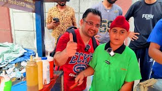 10 Years Old Boy Jaspreet Selling Rolls in Delhi || Tilak Nagar || West Delhi || Delhi food