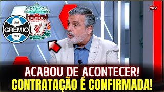 CONTRATAÇÃO EXPLODE NESSA SEXTA! POR ESSA NINGUEM ESPERAVA! MEDALHÃO CONFIRMADO! NOTICIAS DO GRÊMIO!