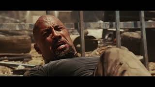 Vin Diesel saves Dwayne Johnson from Brazil Mercenaries in the movie Fast Five (2011)