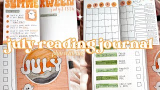 July Reading Journal Set Up | Plan With Me