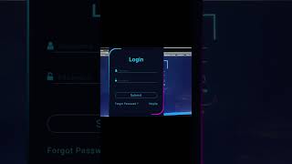 Login Page Create. HTML CSS JavaScript. #css #html #javascript #shorts